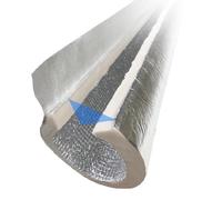 Isolant Tuyau en mousse, Isolation de tuyaux Antigel pour extérieurs avec double feuille d'aluminium, Tube mousse de polyéthylène pour tubes en cuivre dans les combles(ID34mm x T15mm)
