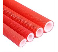 Isolant Tuyau Mousse, Isolation de Tuyau pour Tube d'Eau Chaude et Froide, Manchon de Protection Antigel pour Tube Climatisation, Flexible, Thermique, Ø 16/20/25/32mm, Epaisseur 7mm(Rouge,ID 16mm)
