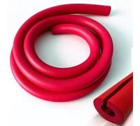 Isolant Tuyau Rouge/Bleue, Épaisseur 2cm Tuyau d'Isolation en Mousse, Pré-découpée Isolation pour Tuyaux, pour Distinguer l'Eau Chaude de l'Eau Froide(Red,3.4cm/1.34in)