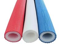 Isolant Tuyau Tuyaux en Aluminium Tube Mousse Isolation Thermique Durables Protection Tuyau Contre le Gel Idéal Pour Les Jardins Canalisations D'eau Extérieures Garages(White,ID2*0.7*L150cm)