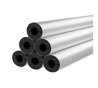 Isolante de Tuyau Anti-Gel et Calorifuge, Tuyaux en Mousse feuille d'aluminium pour Tuyaux Extérieurs, Conduites d'eau Chaude et Froide, Tuyauterie Isolation en Semi-fendue(ID 89mm x T 30mm)