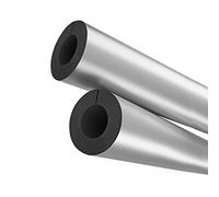Isolante de Tuyau Anti-Gel et Calorifuge,Tuyaux en Mousse pour Tuyaux Extérieurs,Conduites d'eau Chaude et Froide,Tuyau Isolation en Papier D'aluminium Semi-fendue (60x30mm/2.4x1.2in)
