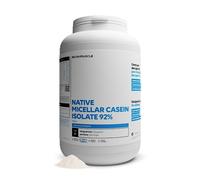 Isolat de Caséine Micellaire | Pureté record 92% • Prise de muscle • Idéal en Sèche • Assimilation très lente • Sans OGM • Musculation & Fitness| Nutrimuscle |Vanille- 1.2kg