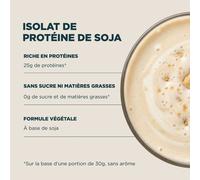 Isolat de protéine de soja - 2700g - Cookies et Crême