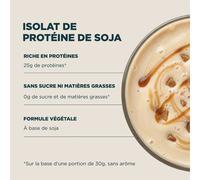 Isolat de protéine de soja - 900g - Nouveau - Caramel salé