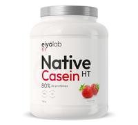 Isolate Caséine Micellaire Native | 24g de Protéines par Dose | Riche en BCAA | Protéines à Assimilation Lente | Idéal en Sèche | Prise de Muscle | Faible en Calories | Saveur Fraise | 750g | Eiyolab
