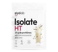 ISOLATE HT | Jusqu’à 90% de Protéines | Isolat de Protéine Breveté Lacprodan® | Riche en BCAA | Grass-Fed | Musculation Rapide & Sèche | Faible en Calories | Saveur Vanille | 1.8 Kg | Eiyolab