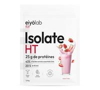 ISOLATE HT | Jusqu’à 90% de Protéines | Isolat de Protéine Breveté Lacprodan® | Riche en BCAA | Grass-Fed | Musculation Rapide & Sèche | Faible en Calories | Saveur Fraise | 1.8 kg | Eiyolab