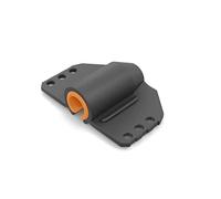Isolate IT Système d'isolation pour microphone Lavalier avec Sorbothane (compatible avec Sony ECM-77B, noir/orange)