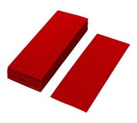 ISOLATECH 100 pcs. Gaine thermorétractable en PVC coupée en morceaux de 72mm rouge sans colle Dimension plate 30mm (Ø19,1mm) 2:1 isoler les batteries 18650 Batteries non marquées (Ø19,1mm 72mm)