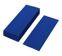ISOLATECH 20 pcs. Gaine thermorétractable en PVC coupée en morceaux de 72mm bleu foncé sans colle Dimension plate 30mm (Ø19,1mm) 2:1 isoler les batteries 18650 Batteries non marquées (Ø19,1mm 72mm)