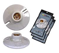 ISOLATECH 3pcs E27 douille murale en céramique avec des trous de forage LED lampes à économie d'énergie (max.250V/4A) lampes Accueil installation plafond support cuisine réfrigérateur salle de bains