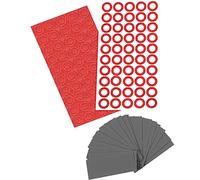 ISOLATECH 50 pcs. Gaine thermorétractable en PVC coupée en morceaux de 72mm gris sans colle dimension plate 30mm(Ø19,1mm) 2:1 et isolateurs de batterie pour batteries 18650 sans inscription