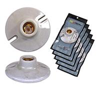 ISOLATECH 5pcs E27 douille murale en céramique avec trous de forage LED lampes à économie d'énergie (max.250V/4A) lampes Accueil installation plafond support cuisine réfrigérateur salle de bains