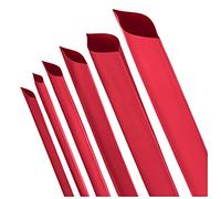 ISOLATECH Gaine Thermorétractable Ø3mm x 2m - Rouge - Rapport de Rétraction 2:1 - Polyoléfine - Sans Adhésif - Résistante aux UV - Non Marquée - Isolation de Câbles & Connexions Soudées