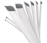 ISOLATECH Gaine thermorétractable au mètre, blanche avec adhésif Ø 30mm 3 mètres Kit 3:1 Polyoléfine pour l'isolation de câbles Connexions soudées sans inscription Résistant aux UV (Ø30mm 3mètres)