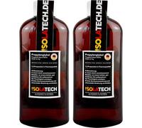 ISOLATECH Propylène Glycol 2 x 0,1L (200ml) 99,9% Qualité Pharmaceutique | Pour Alimentation & Cosmétique, Incolore, Inodore, 1,2 Propanediol, Fabriqué en Allemagne
