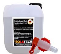 ISOLATECH Propylène Glycol 5L 99,9% Qualité Pharmaceutique | Pour Alimentation & Cosmétique | Incolore, Inodore | 1,2 Propanediol en Bidon | Avec Robinet de Soutirage SABEU Fluxx
