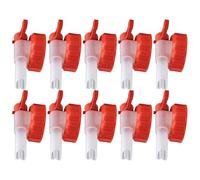 ISOLATECH SABEU Fluxx 10pc. AH 13/45 HF Robinet de soutirage pour bidons de 2L et 3L avec filetage DIN 45 extérieur 41,0mm Transvasement sans glouglou