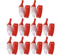ISOLATECH SABEU Fluxx 10pcs. AH 23/51 HF robinet de soutirage pour bidons 5L et 10L avec DIN 51 filetage extérieur 54,8mm alimentaire robinet de soutirage bec verseur 23mm pour doser sans glouglouter