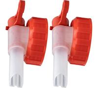 ISOLATECH SABEU Fluxx 2 st. AH 13/45 HF Påfyllningskran för 2L och 3L burkar med DIN 45 utvändig gänga 44,6mm pip 13mm Glidfri påfyllning