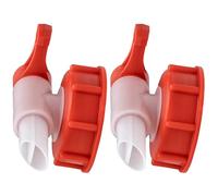 ISOLATECH SABEU Fluxx 2pcs AH 23/51 HF Robinet de soutirage pour bidons 5L et 10L avec filetage DIN 51 extérieur 54,8mm alimentaire Robinet verseur Bec verseur 23mm pour Doser sans glouglouter