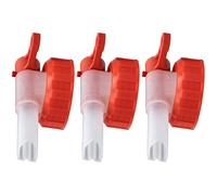 ISOLATECH SABEU Fluxx 3pc. AH 13/45 HF Robinet de soutirage pour bidons de 2L et 3L avec filetage DIN 45 extérieur 41,0mm Transvasement sans glouglou