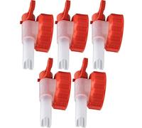 ISOLATECH SABEU Fluxx 5 pcs. Robinet de Vidange AH 13/45 HF - pour Bidons 2L et 3L - Filetage Extérieur DIN 45 (44,6mm) - Bec 13mm - Remplissage Propre et Sans Goutte
