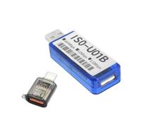 Isolateur convertisseur compact 480 Mbps avec adaptateur de type C, bleu | Pont Plug and Play pour systèmes de studio de bureau