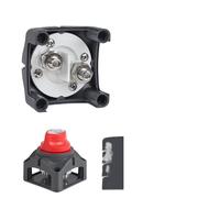 Isolateur de batterie, bouton de commutation de déconnexion, marche/arrêt rotatif, adapté pour camping-car, bateau marin, camping-car, voiture 12-48V, 300a(Copper stud)