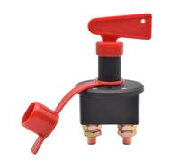 Isolateur de batterie de voiture 12V 24V DC, interrupteur de déconnexion, disjoncteur, alimentation principale, interrupteur à clé rotatif 400A for camion et bateau(2 Keys)