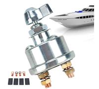 Isolateur De Batterie - Kit De Mise Hors Tension D'isolant À Fuite Continue, Interrupteur De Relais De Déconnexion Robuste, Dispositif De Coupure De Courant Automobile Étanche | Accessoire Pour