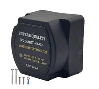 Isolateur de batterie nautique 12 V isolateur accumulateur | Protection de sécurité pour circuits stabilisateurs en voiture, camping-car, ATV, yacht, véhicules récréatifs