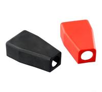 Isolateur de borne de batterie en caoutchouc avec connecteurs de fils pour bornes de batterie automobiles positives et négatives, isolation thermique et protection ignifuge