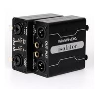 Isolateur de boucle de terre XLR pour système stéréo domestique/haut-parleur/audio de voiture/kit de voiture/lecteur audio (élimine le bruit de bourdonnement) (XLR stéréo double canal)