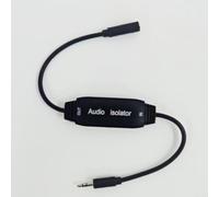 Isolateur de bruit de boucle de terre jack 3,5 mm pour voiture (tête simple | Élimine les bourdonnements et pour une transmission audio statique et claire, prise jack standard de 3,5 mm et configuration