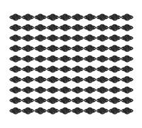 Isolateur de clôture électrique noir, 100 pièces, anneau de clôture, poteau en bois, système de grille isolant, accessoires pour l'élevage d'animaux