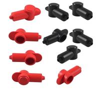 Isolateur de coffre de borne de batterie - Capuchon de poteau de câble en caoutchouc, bouclier de connecteur à cosse souple, gaine de serrage de fil de qualité marine, boîtier de moteur de sécurité