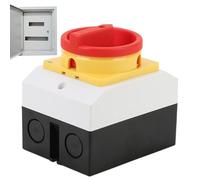 Isolateur de commutateur CC, interrupteur automatique CC, bouton marche/arrêt avec came rotative de 20 A - Télécommande à 4 pôles 380 V Interruption rotative dammtät låda for