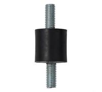 Isolateur de vibrations en caoutchouc efficace pour M3 M5 M6, parfait pour générateurs et climatiseurs (M5 x 12 mm (15 mm x 15 mm)