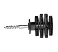 Isolateur enrouleur avec support de 37 mm Ako Allgäu (x25) Noir 37 mm