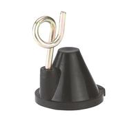 Isolateur rechange avec œillet pour piquet oval Ako (x25) Noir TU