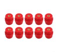 Isolateurs Barre pour omnibus SM-35 M8 Haute Résistance Isolateurs | Cœur en pour cuivre pur, conductivité exceptionnelle, résistance pour contact minimale, cylindrique compacte, usage