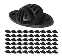 Isolateurs de clôture électrique 100 pièces électroniques pour poteaux avec | Isolateur de clôture robuste pour jardin, extérieur, poulailler, cour, ranch, patio, pelouse