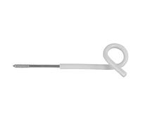 Isolateurs écarteur à œillet métal/PVC avec support de 25 cm Ako (x5) Blanc 25 cm