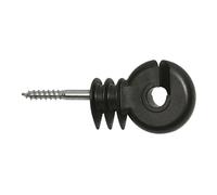 Isolateurs pour clôture annulaire électrique Kerbl Noir 6 mm