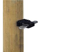 Isolateurs pour clôture électrique d'ancrage 2 directions Gallagher (x4) Noir TU