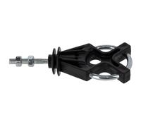 Isolateurs pour clôture électrique de portail avec filetage Kerbl (x10) Noir TU