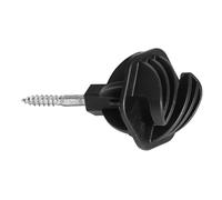 Isolateurs pour clôture électrique pour cordelette Ako EasyCord (x25) Noir 38 mm