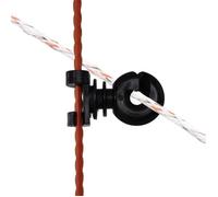 Isolateurs pour clôture électrique réglable pour piquet de fer Gallagher